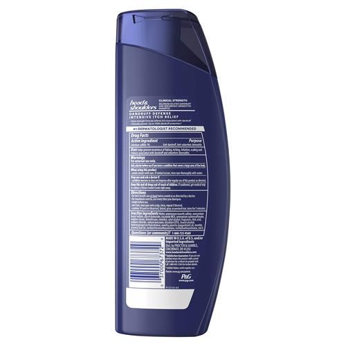 Shampooing anti-pelliculaire intensif Head & Shoulders Clinical Strength Dandruff Defense contre les démangeaisons, 400 ml, 158 ml