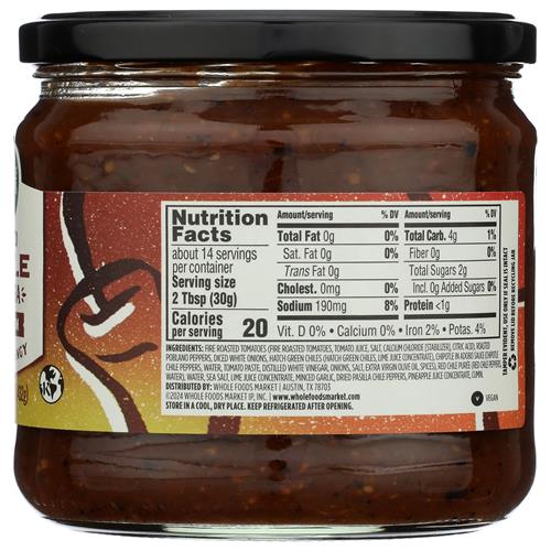 Whole Foods Market Salsa aux piments mélangés, 15,25 oz