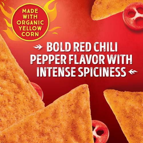 Late July Snacks, Scorchin Sauce Corn Tortilla Chips, 7.8 Oz. Bag