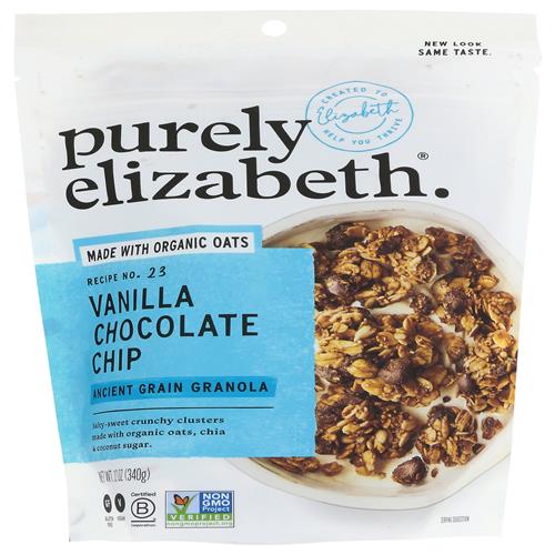 Granola Vanille Pépites de Chocolat Purely Elizabeth 340 g