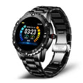 Nouvelle montre connectée pour hommes avec protection étanche IP67 et moniteur de fréquence cardiaque, podomètre pour systèmes Android et iOS, bracelet en acier, montre connectée de sport pour hommes