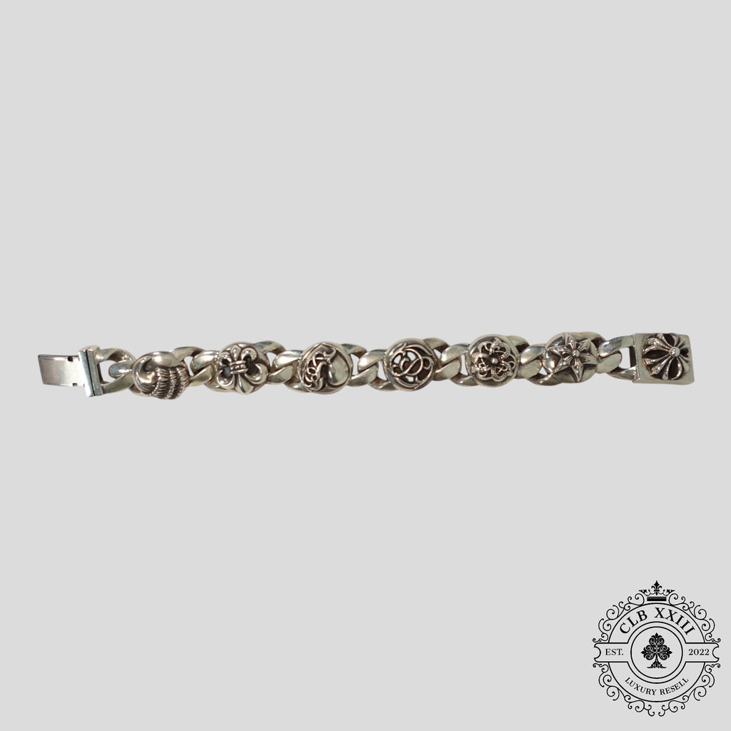 Bracelet Multi-Maillons Chrome Hearts en Argent