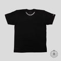 T-shirt Chrome Hearts avec logo sur le col, noir/blanc