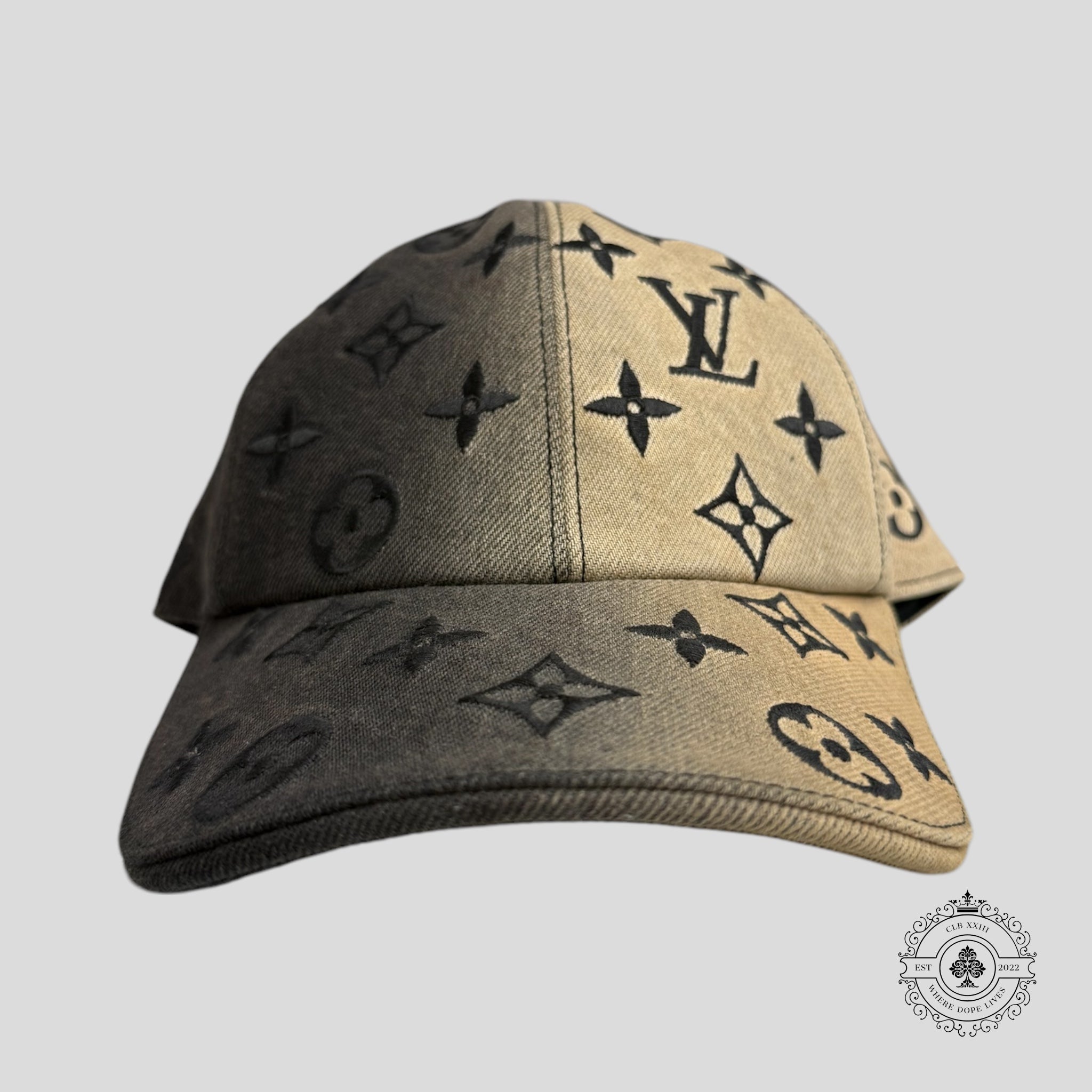Chapeau Louis Vuitton Monogram Gradient marron