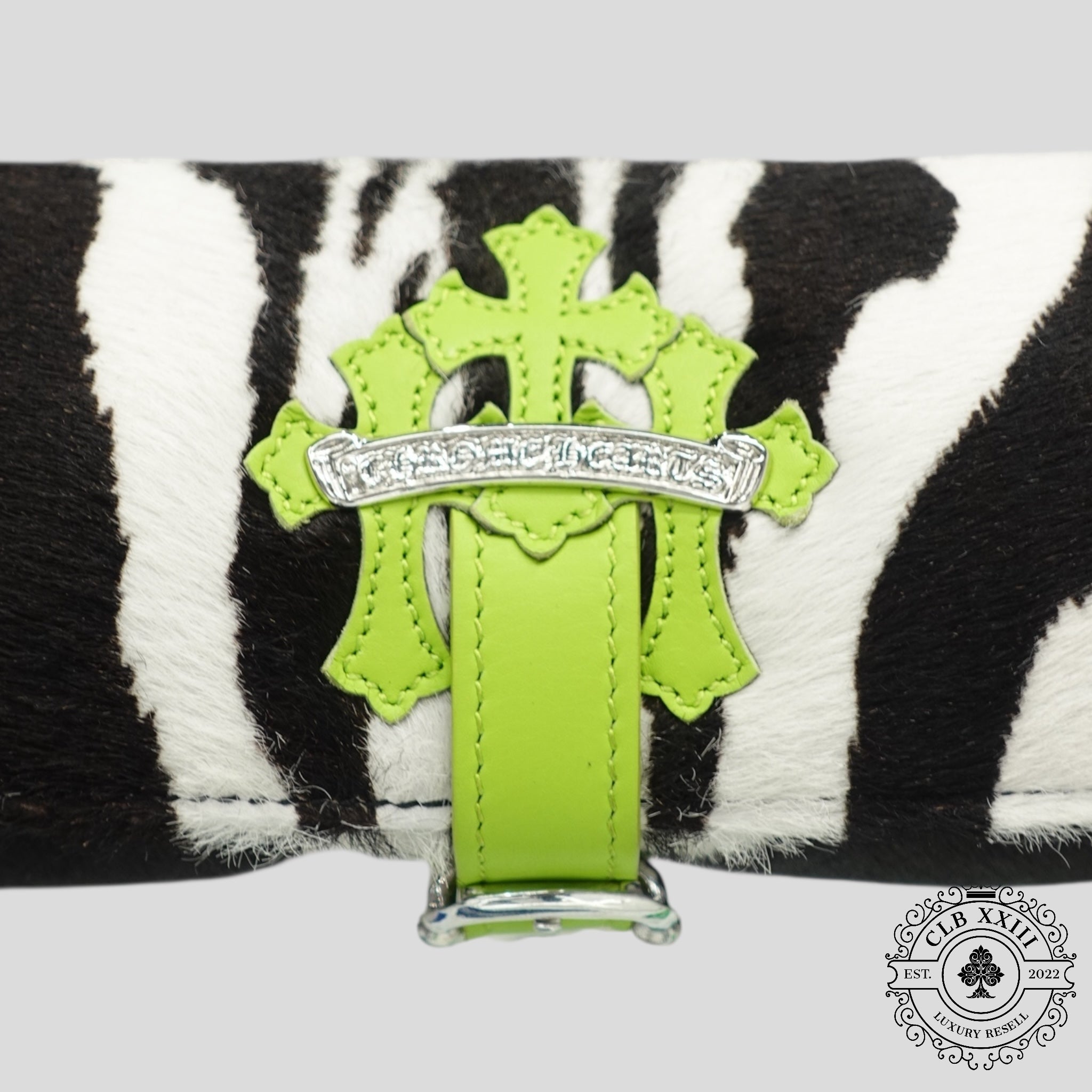 Chrome Hearts Zebra Print Watch Roll