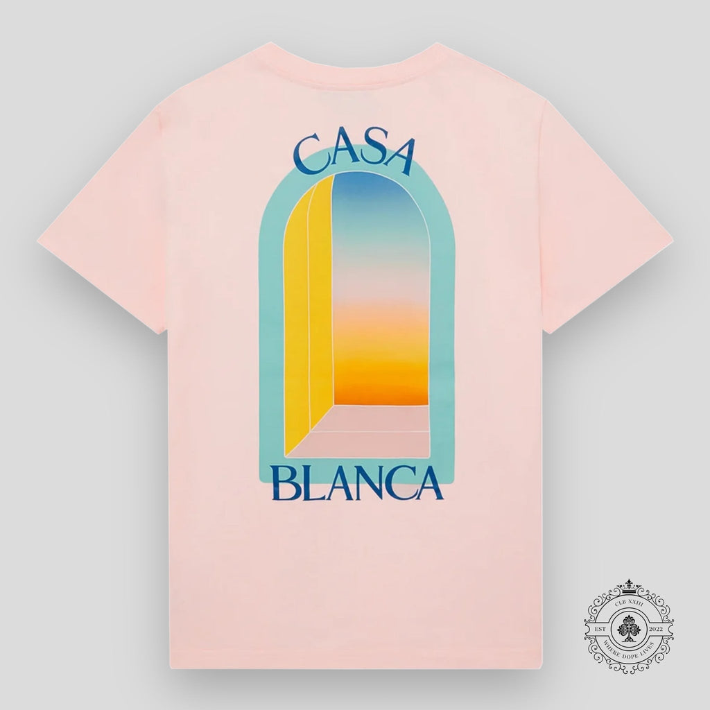 T-shirt rose L'Arc Colore Casablanca