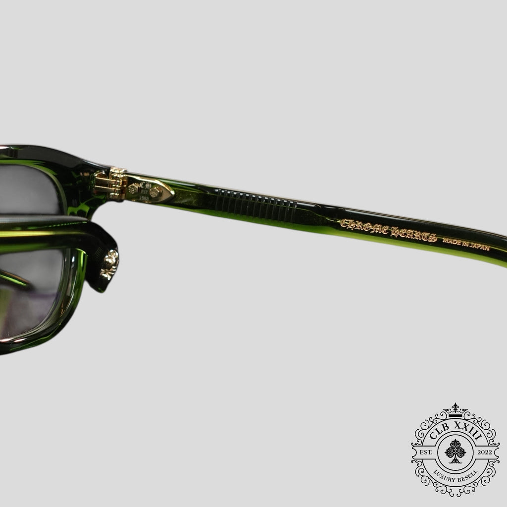 Lunettes Chrome Hearts Chirp Chirp vertes