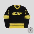 Pull Louis Vuitton Intarsia Football Noir/Jaune