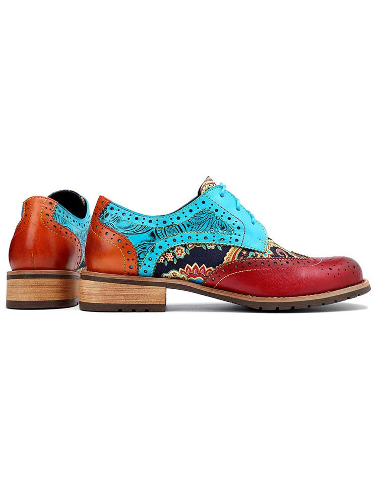 Chaussures Richelieu bohèmes faites à la main