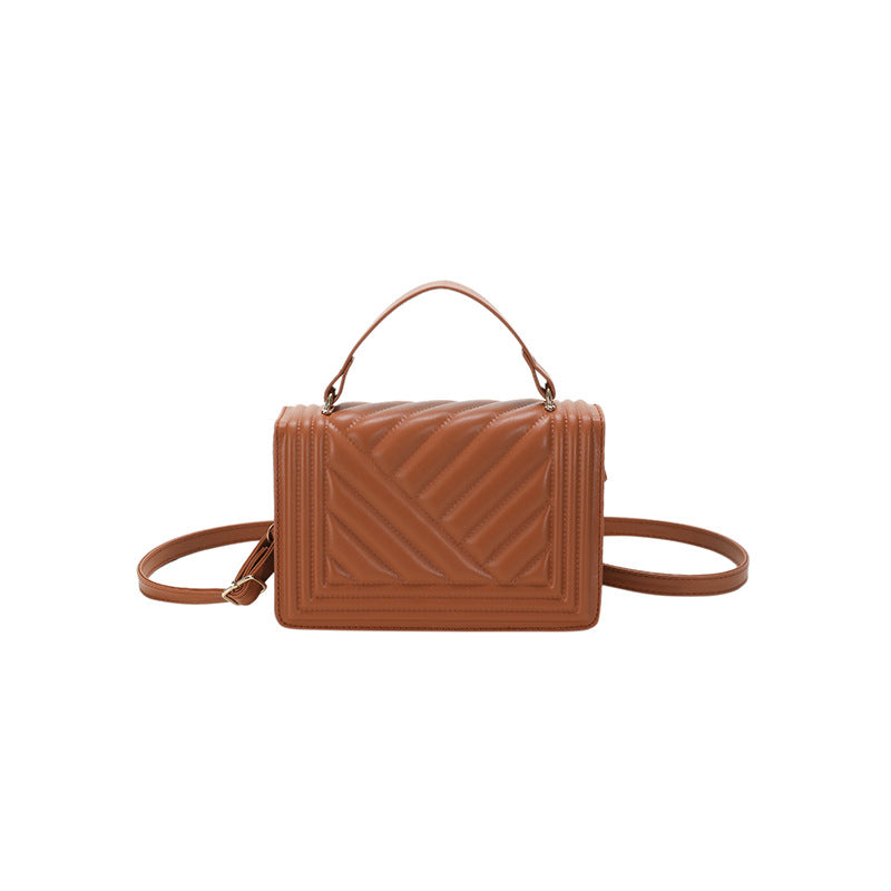 Sacs éblouissants pour femmes, sacs à bandoulière en chaîne en cuir PU, sacs à main à la mode pour dames, sac messager simple, sac à main décontracté de style occidental, portable pour femmes