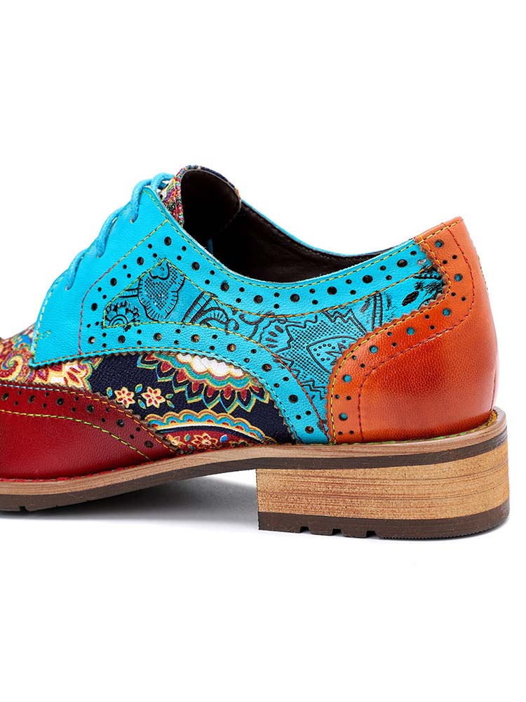 Chaussures Richelieu bohèmes faites à la main