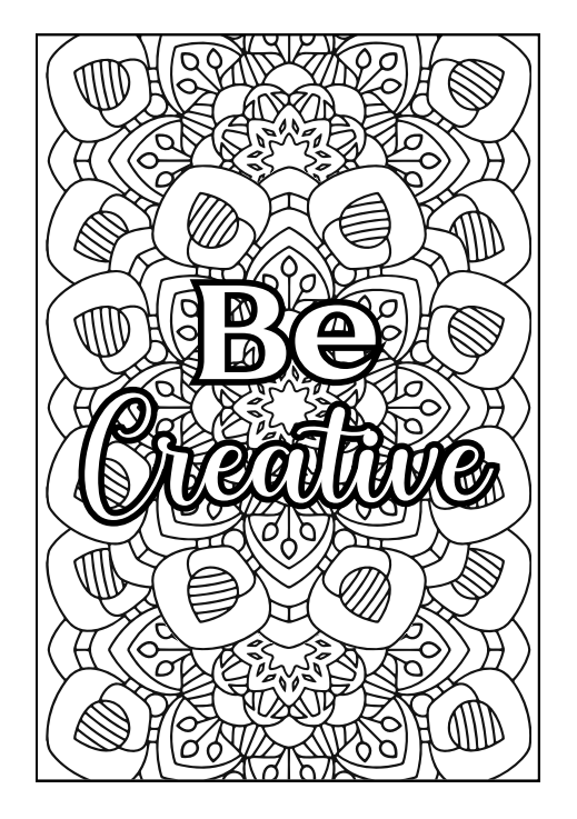 Livre de coloriage de citations motivantes (49 pages) – Téléchargement instantané PDF