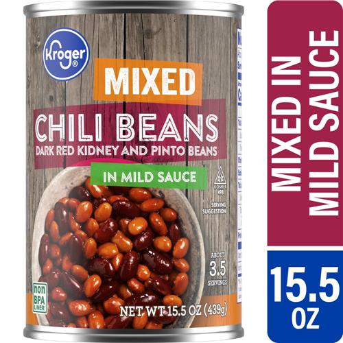Kroger Haricots rouges mélangés à la sauce douce 439 g