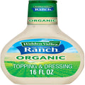 Hidden Valley Ranch Original Bio, Vinaigrette et Sauce Salade, Sans Gluten - Bouteille de 473 ml (L'emballage peut varier)