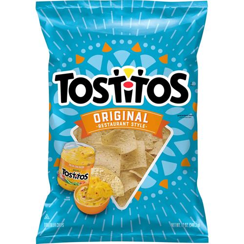 Tostitos Tortilla Chips, Original Restaurant Style, 12Oz Bag