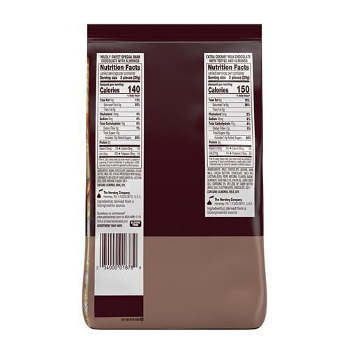 Hersheys Nuggets Assortiment de chocolats, lot de fête, 893 g