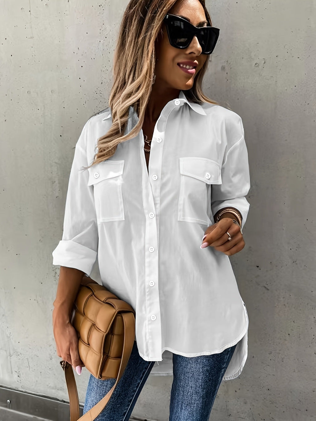👚 Ensemble décontracté deux pièces à manches longues pour femme grande taille