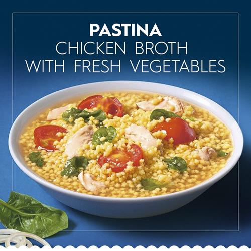 Pâtes Pastina Barilla, boîte de 340 g – Pâtes sans OGM fabriquées avec de la semoule de blé dur – Pâtes certifiées casher