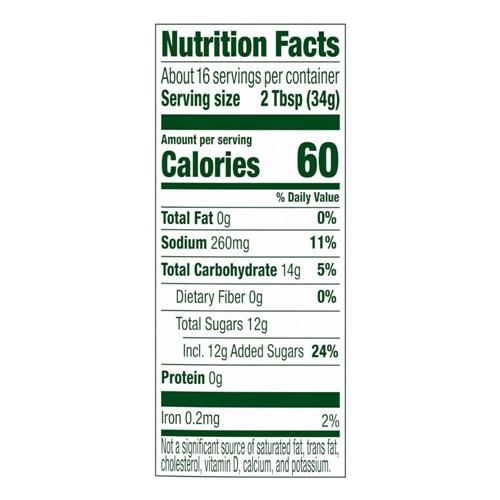 Sauce BBQ Originale Biologique Simple Truth 19 oz
