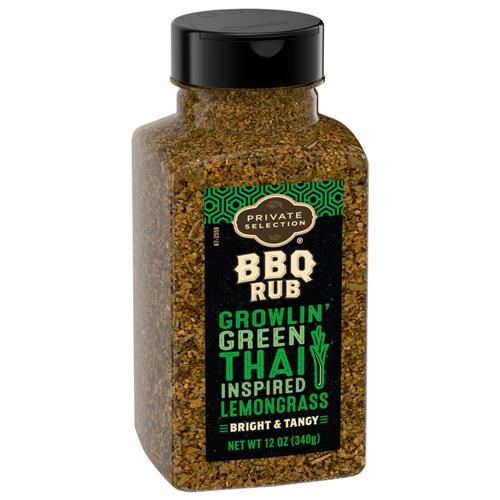 Private Selection Assaisonnement BBQ Thaï Citronnelle Growlin Green 340 g