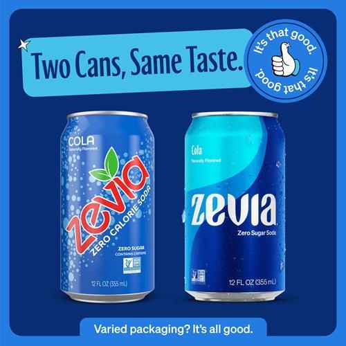 Boisson gazeuse Zevia Cola zéro calorie, canettes de 355 ml, paquet de 6