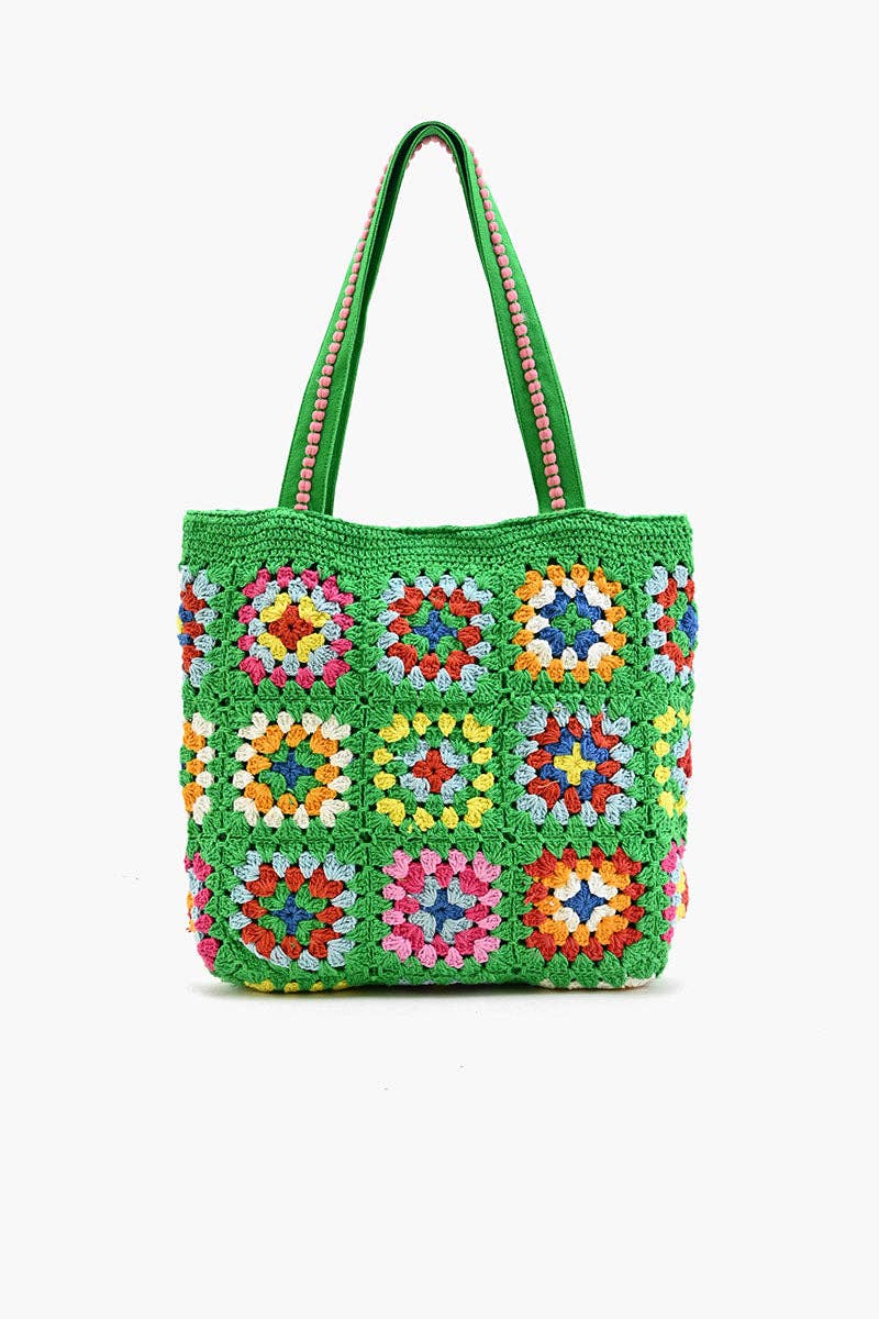Sac fourre-tout au crochet « Éclat enraciné »