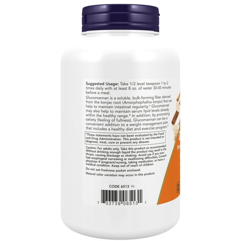 Now Foods Glucomannane poudre pure 8 oz - 6513 - Walmart seulement