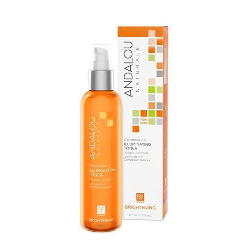 Andalou Naturals, Toner Facial Tonique Hydratant Équilibre le pH de la peau pour une peau nette et uniforme, Clémentine Plus C, 177 ml