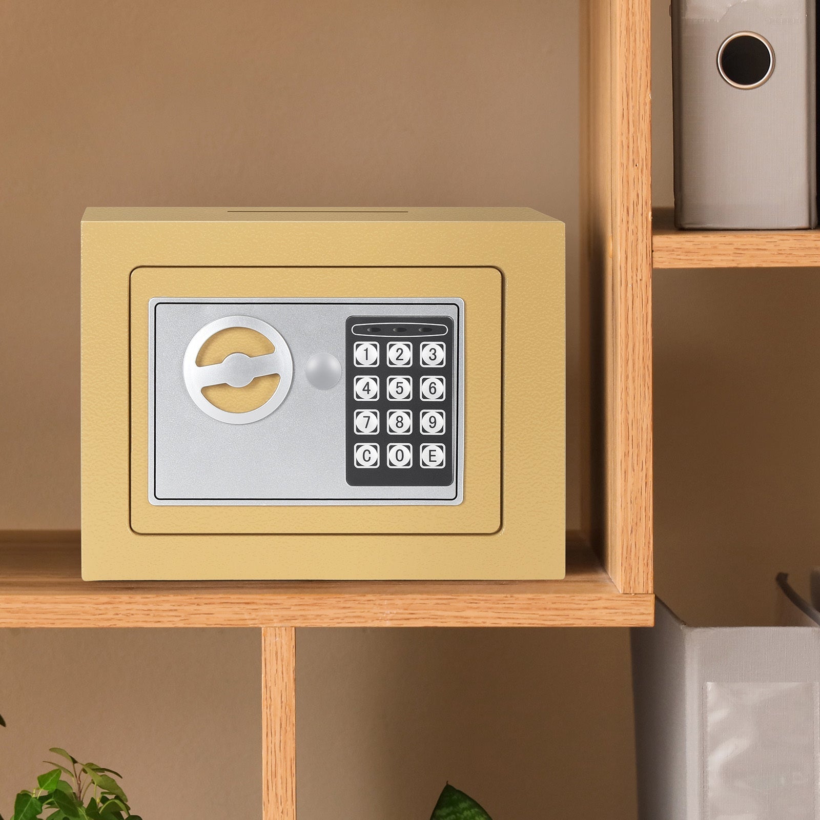 Coffre-fort numérique compact – Accès par clavier et clé