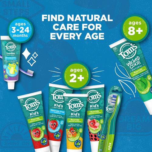 Toms Of Maine Dentifrice naturel pour enfants au fluor, pastèque, 145 g
