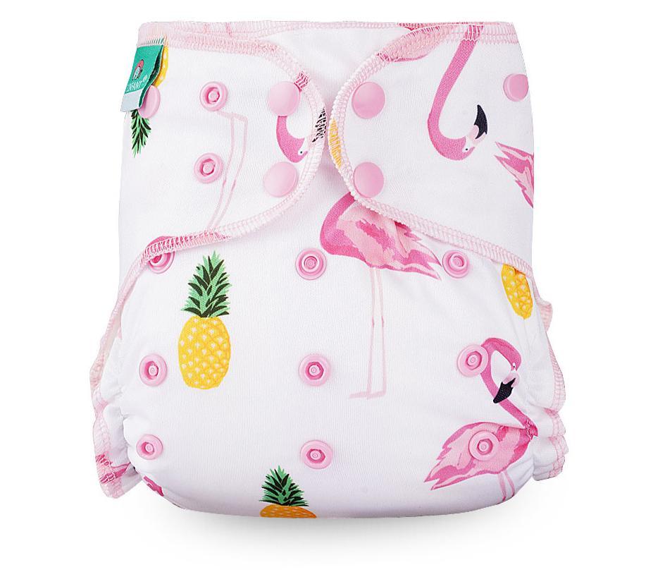 Couche lavable en tissu pour bébé, réutilisable, pour bébés mouilleurs, hybride, imperméable, en bambou, pour filles et garçons