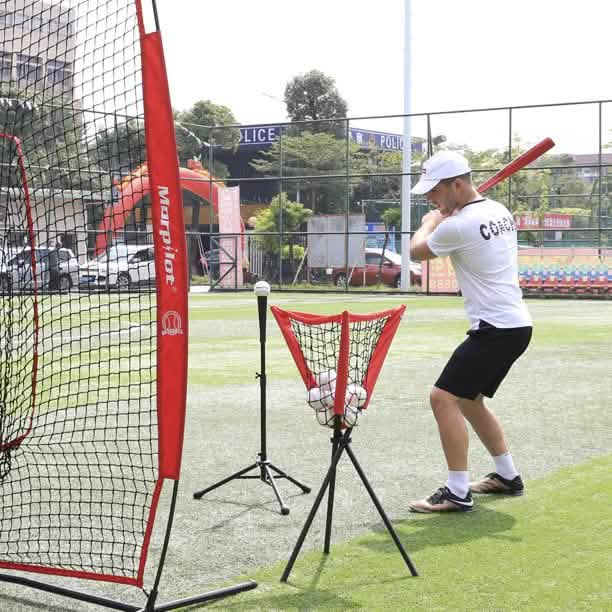 Filet d'entraînement au baseball 7x7 pieds