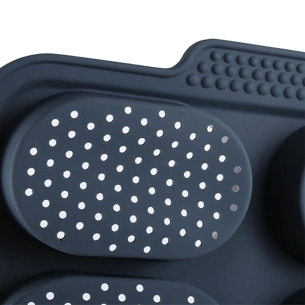 Moule à pain en silicone à 8 cavités, Moules à pain de mie faits maison de qualité alimentaire, Moules à biscuits pour pain français antiadhésifs perforés, Plateau de cuisson croustillant, Moule à pain, Pain français, Gressin