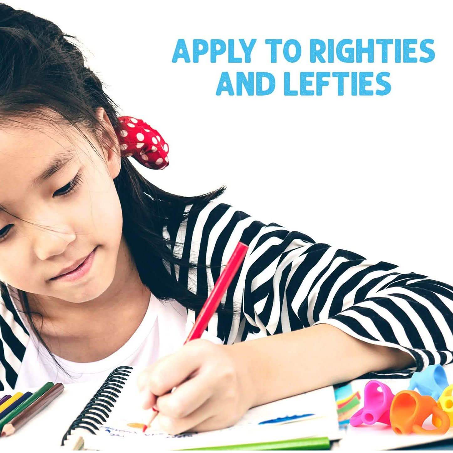 Lot de 8 : Poignées ergonomiques pour l'apprentissage de l'écriture des enfants