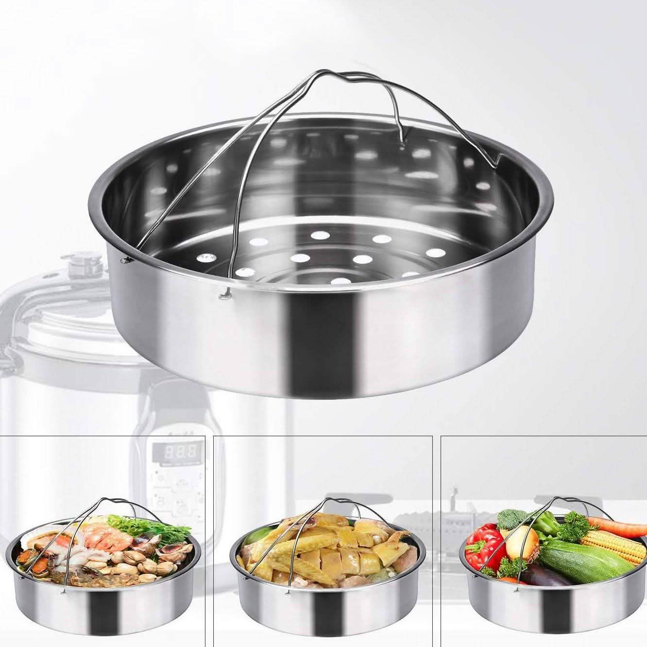 Lot de 8 : Panier Vapeur, Support à Œufs, Kit de Cuisson pour Camping