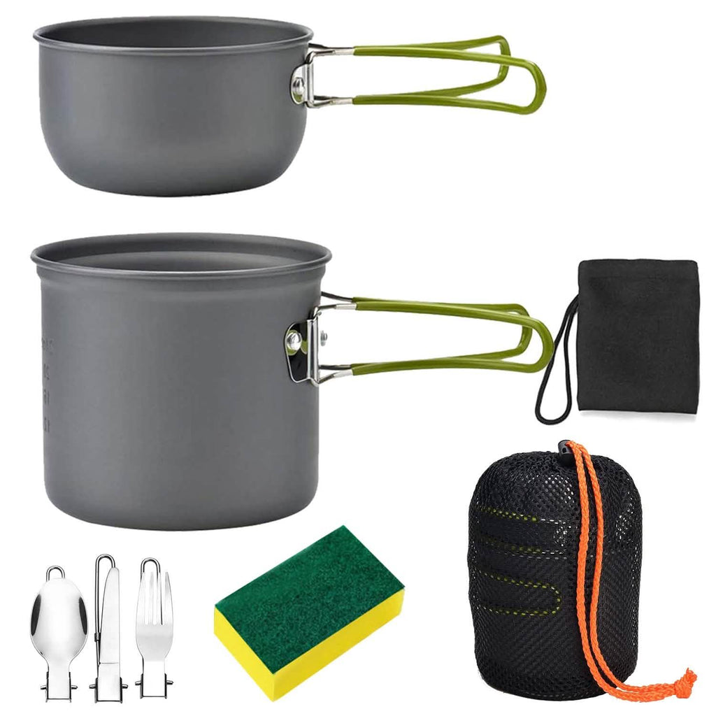 8 pièces : Ensemble d'ustensiles de cuisine de camping