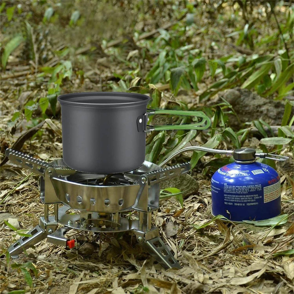 8 pièces : Ensemble d'ustensiles de cuisine de camping