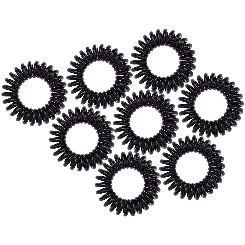 Lot de 8 : Élastiques à cheveux en spirale