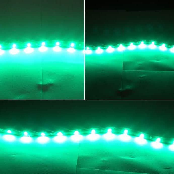 8 pièces : bande lumineuse LED souple et étanche pour voiture