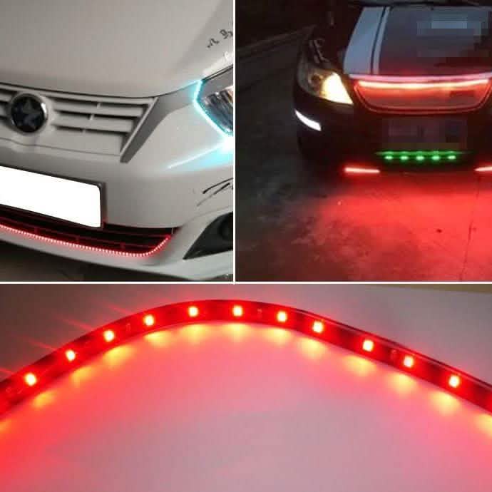 8 pièces : bande lumineuse LED souple et étanche pour voiture