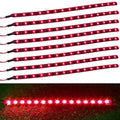 8 pièces : bande lumineuse LED souple et étanche pour voiture