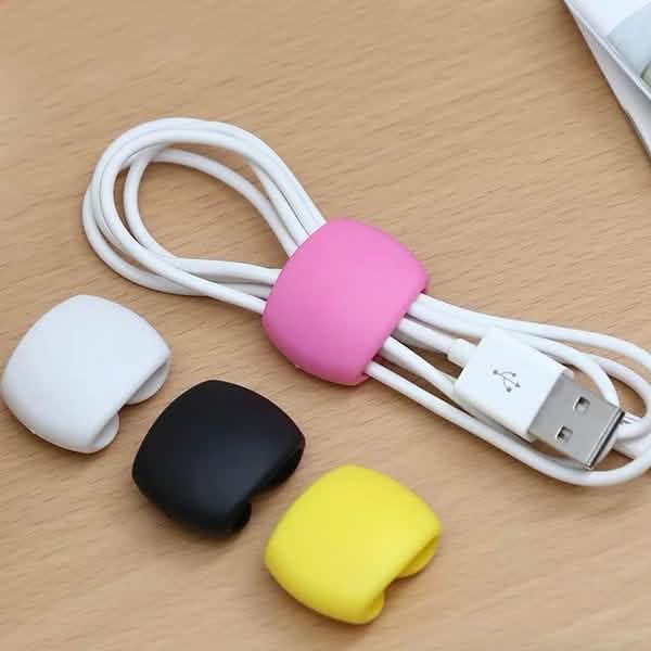 Lot de 8 : Organisateur de câbles portable réutilisable