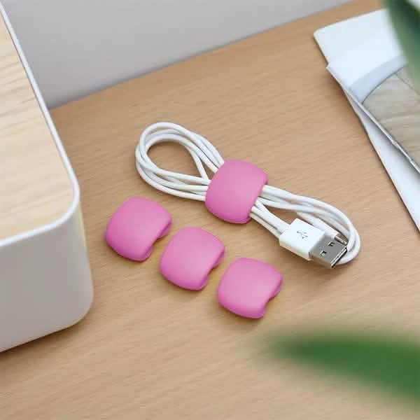 Lot de 8 : Organisateur de câbles portable réutilisable
