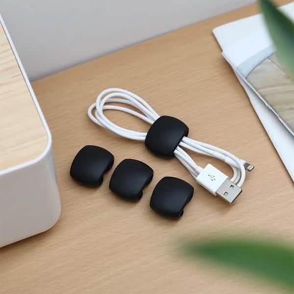 Lot de 8 : Organisateur de câbles portable réutilisable