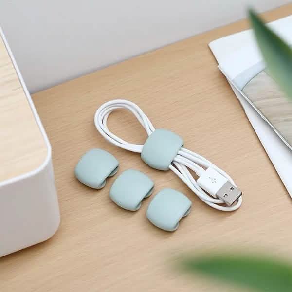 Lot de 8 : Organisateur de câbles portable réutilisable