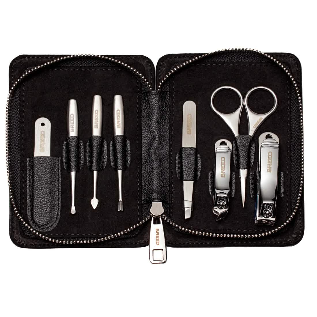 Ensemble de 8 pièces : Kit de toilettage Breed Katana en acier chirurgical