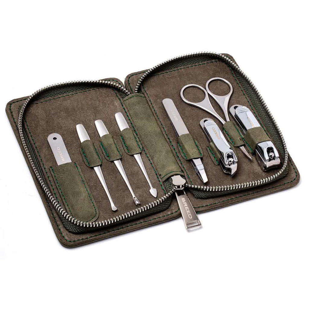 Ensemble de 8 pièces : Kit de toilettage Breed Katana en acier chirurgical