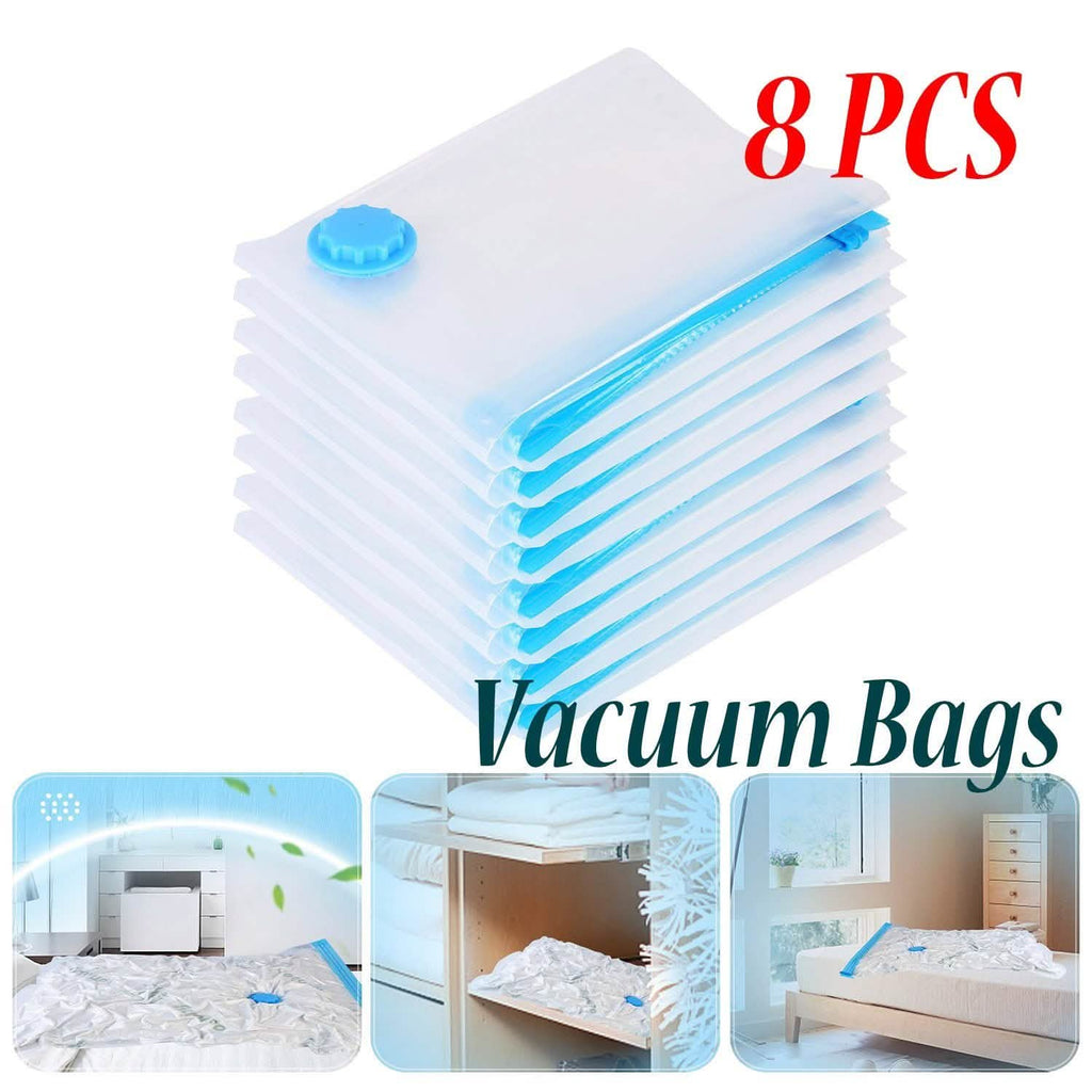 8 Pièces : Sac de Rangement Compressé