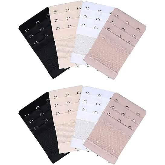 Lot de 8: Rallonges de soutien-gorge pour femme