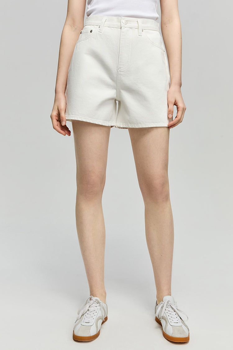 Shorts pour femme Golden Hour taille haute coupe girlfriend HJ801